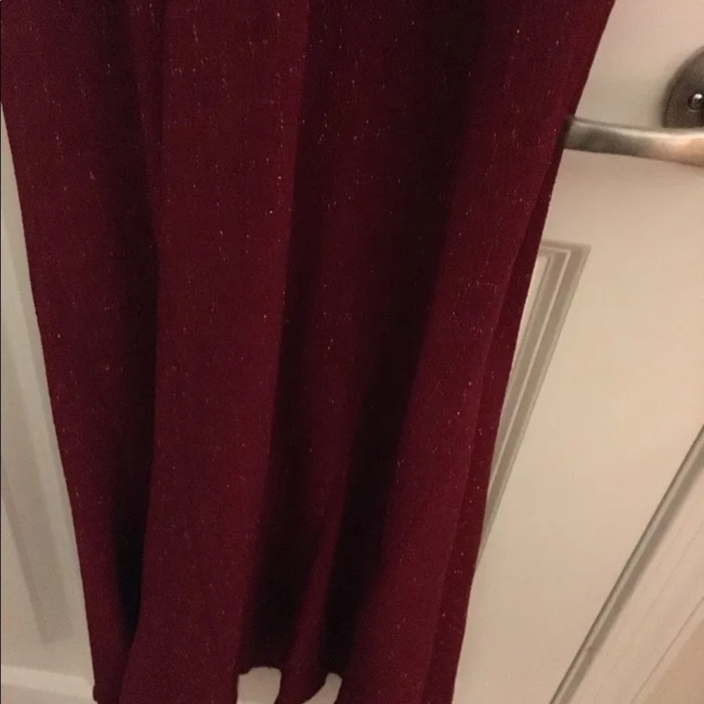 Red Gown Halter From Cache Size 8 - image 2